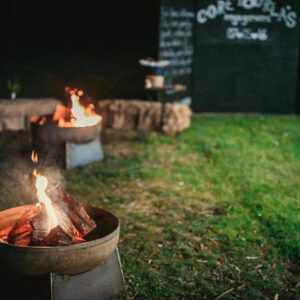 Hire outdoor open fires for Geelong events