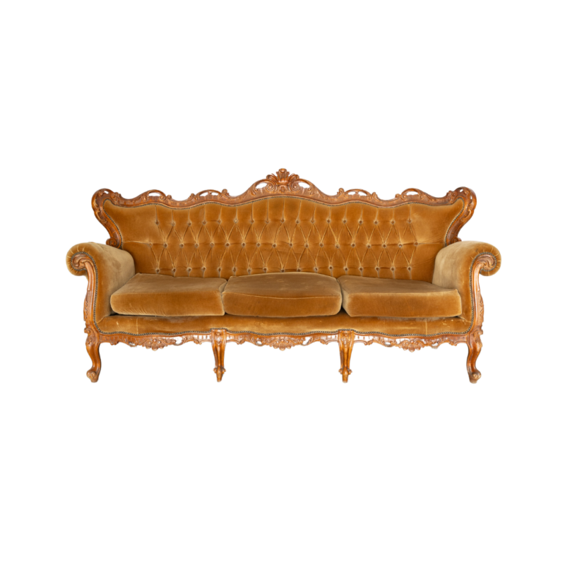 Vintage Lounge Suite - Coffee, Purple & Caramel - Image 3