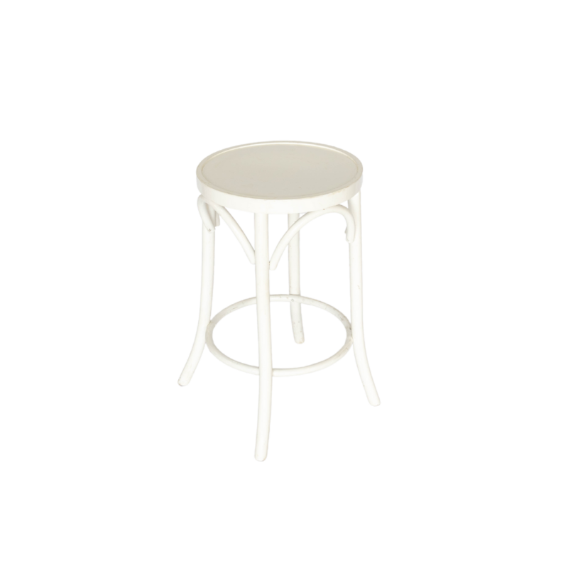 Bentwood Stool - White