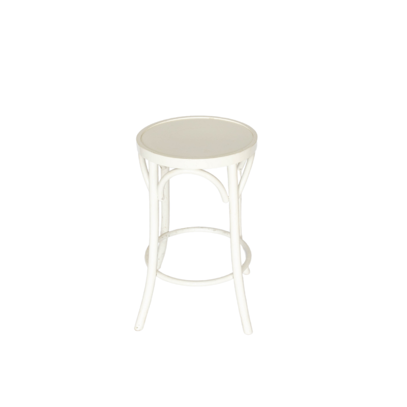 Bentwood Stool - White - Image 2