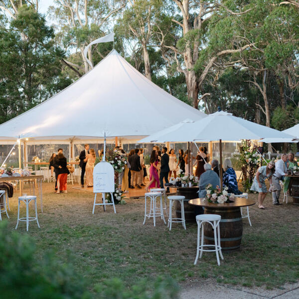 Single Post Hampton Marquee