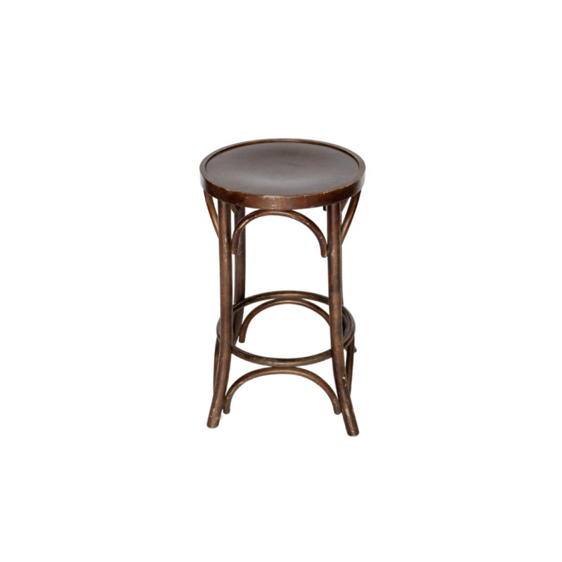 Bentwood Stool - Brown - Image 4