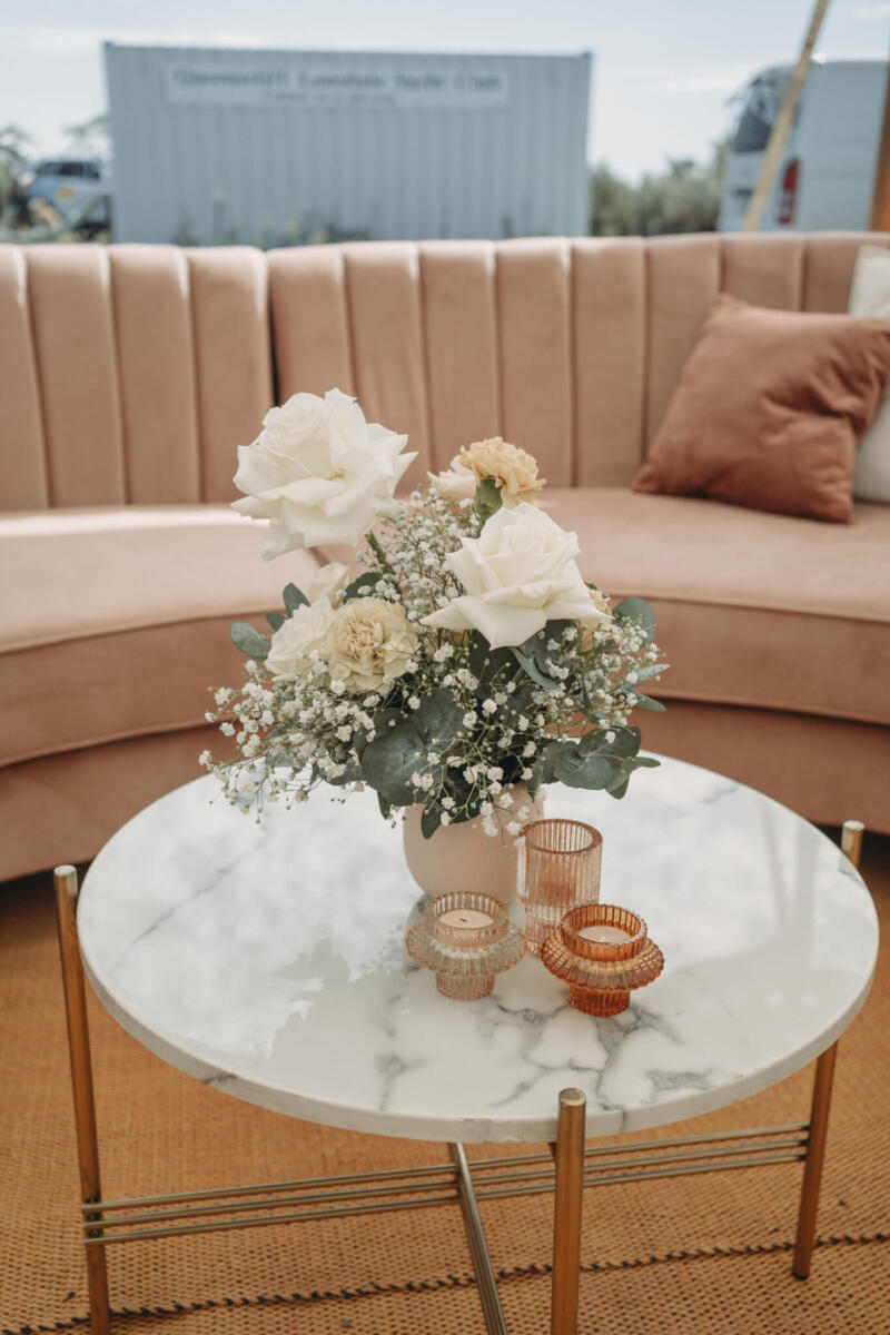 Coffee Table - White Marble - Image 4