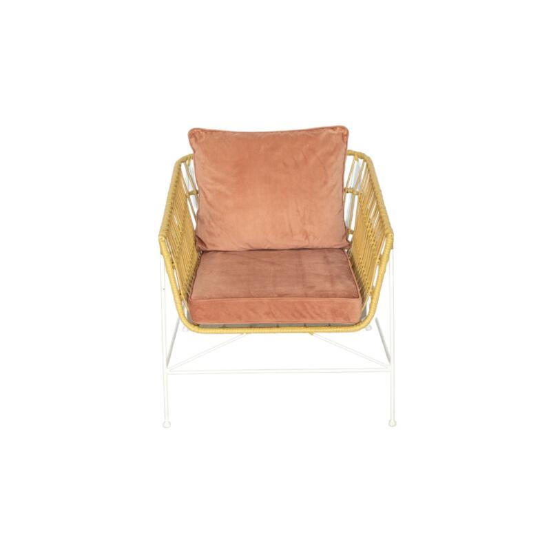 Wicker Lounge Suite - Pink - Image 3
