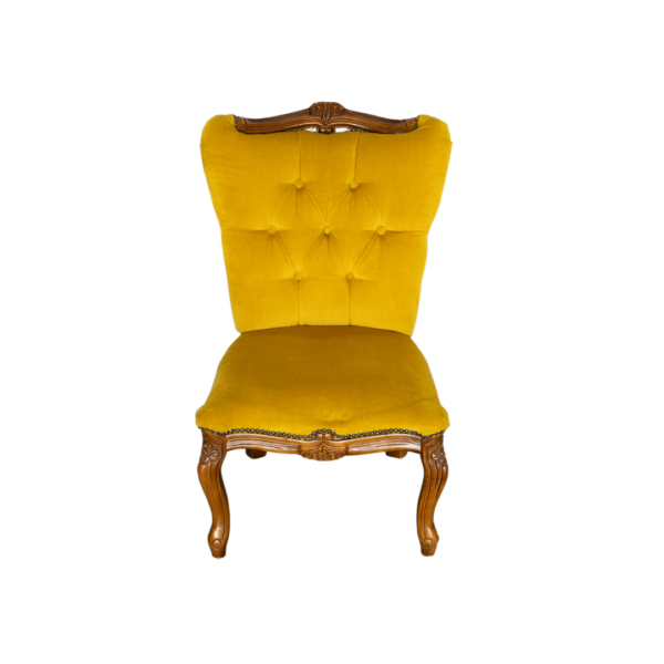 Vintage Velvet Chair - Golden