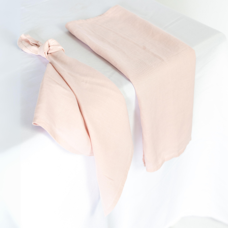 Linen Napkin - Pale Pink