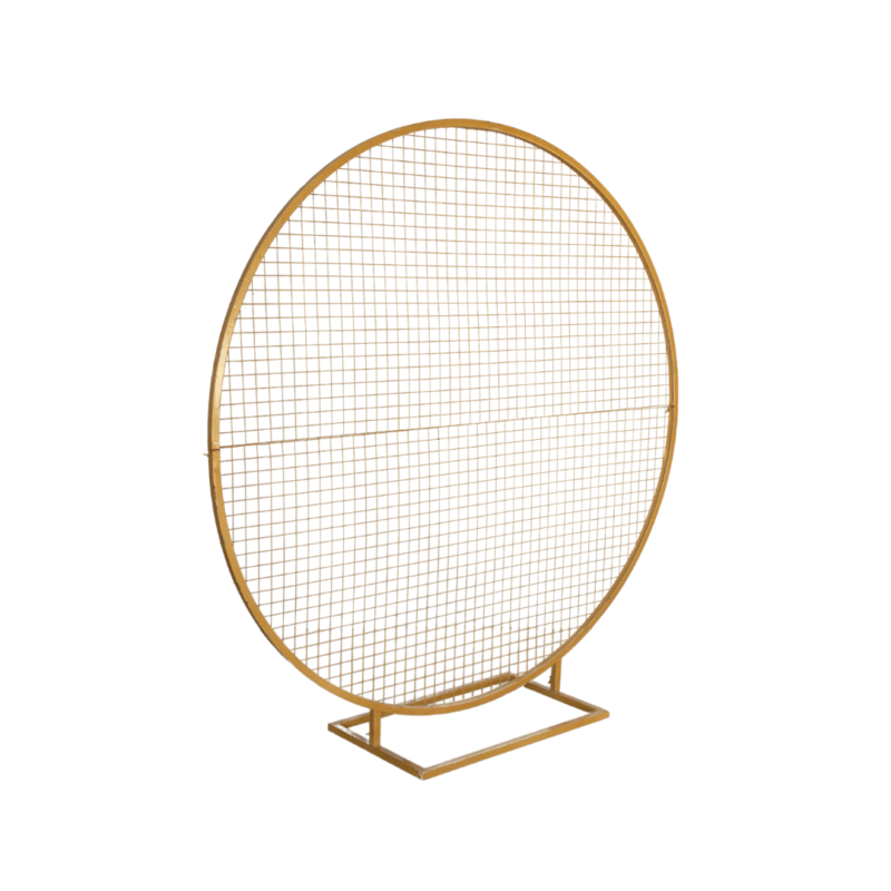 Gold Mesh Circle