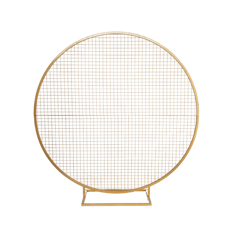Gold Mesh Circle - Image 2