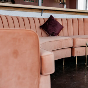 Lola Round Lounge - Salmon - Image 5