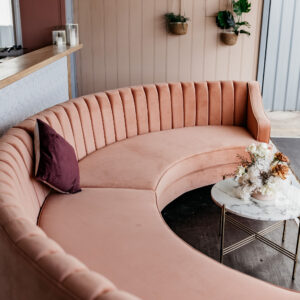 Lola Round Lounge - Salmon - Image 3