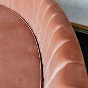 Lola Round Lounge - Salmon - Image 4