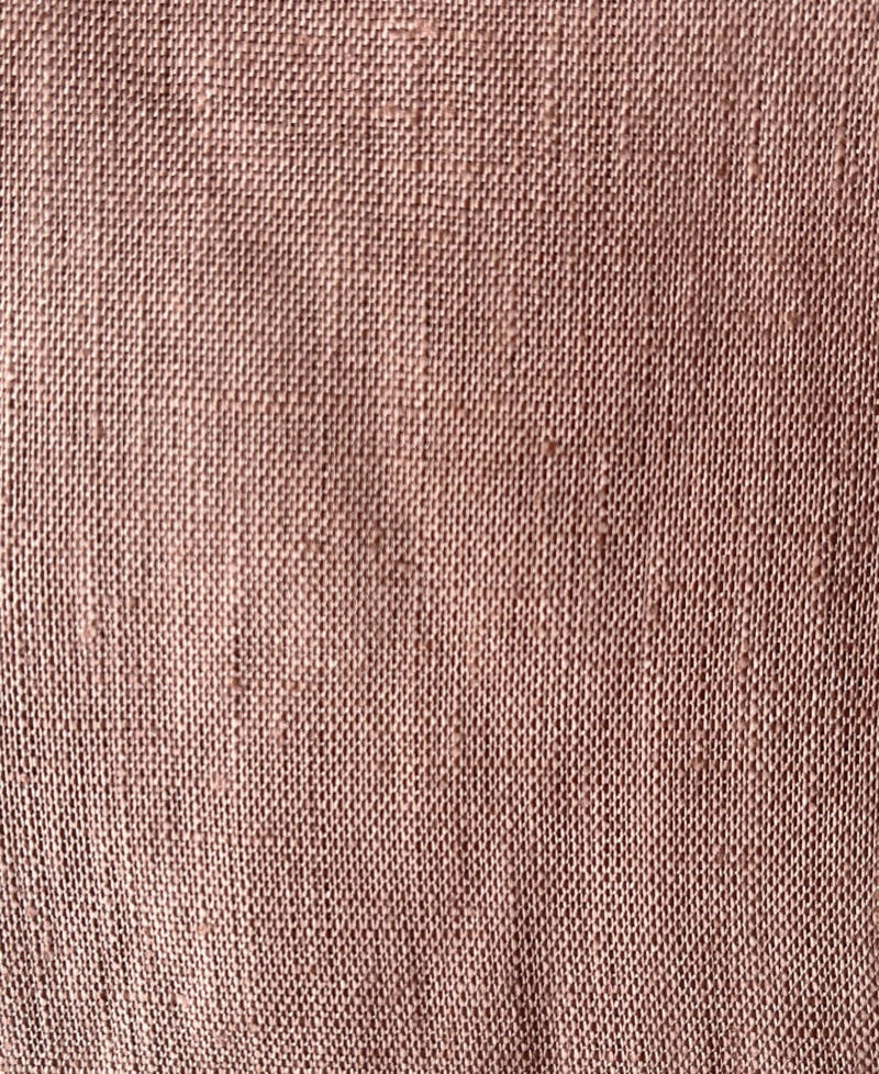 Mocha linen tablecloth