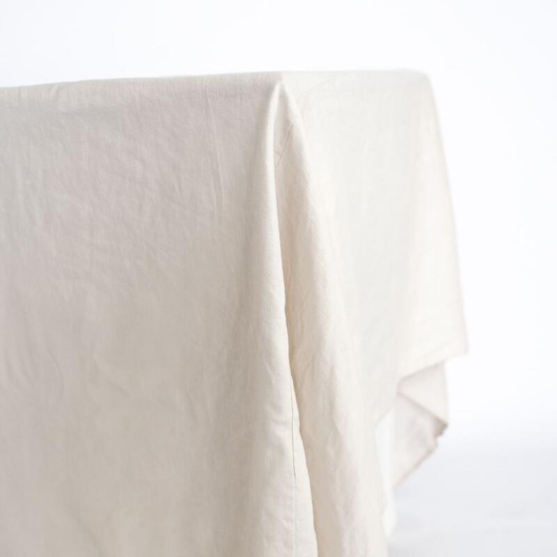 Linen Tablecloth - Flax/Oat