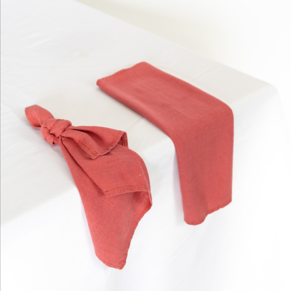 Linen Napkin - Perisian Red