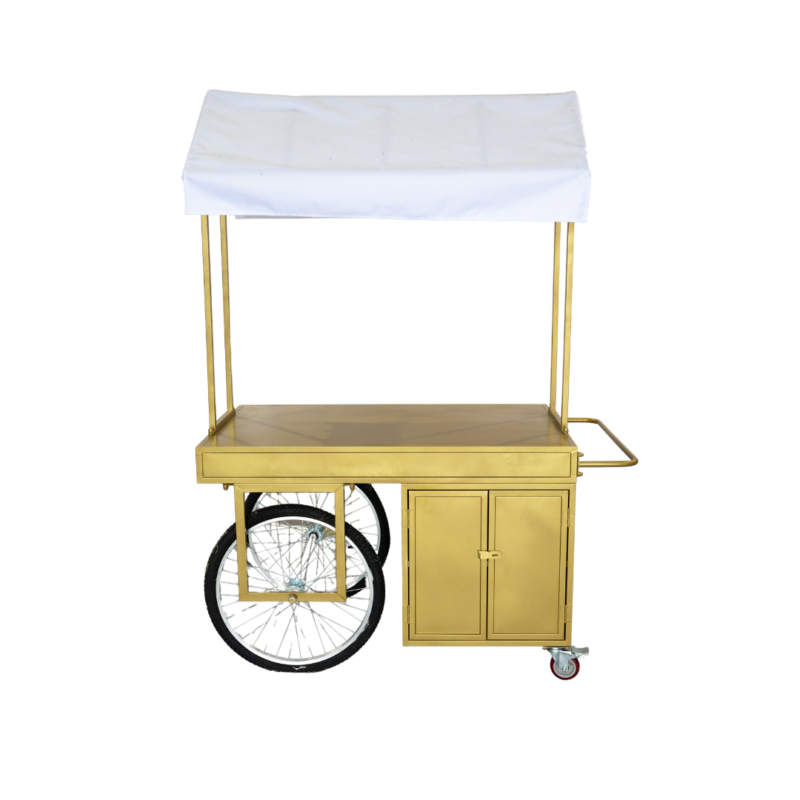 Service Cart - Gold