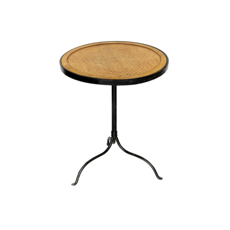 Coffee Table - Black Wicker Set - Image 2