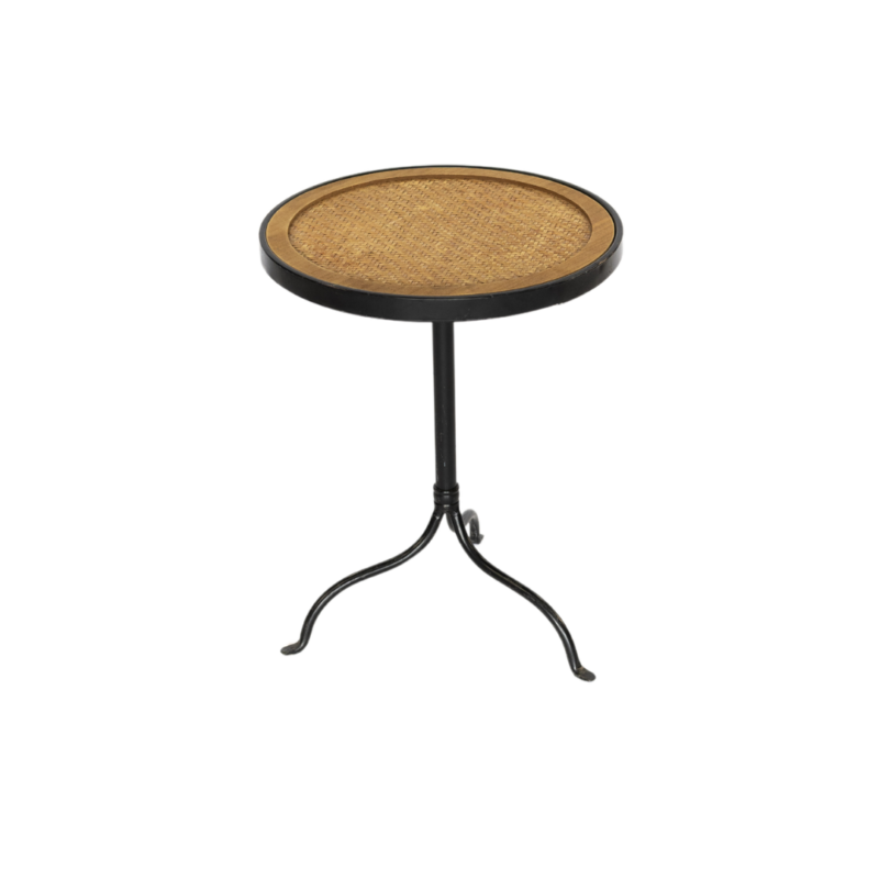 Coffee Table - Black Wicker Set - Image 3