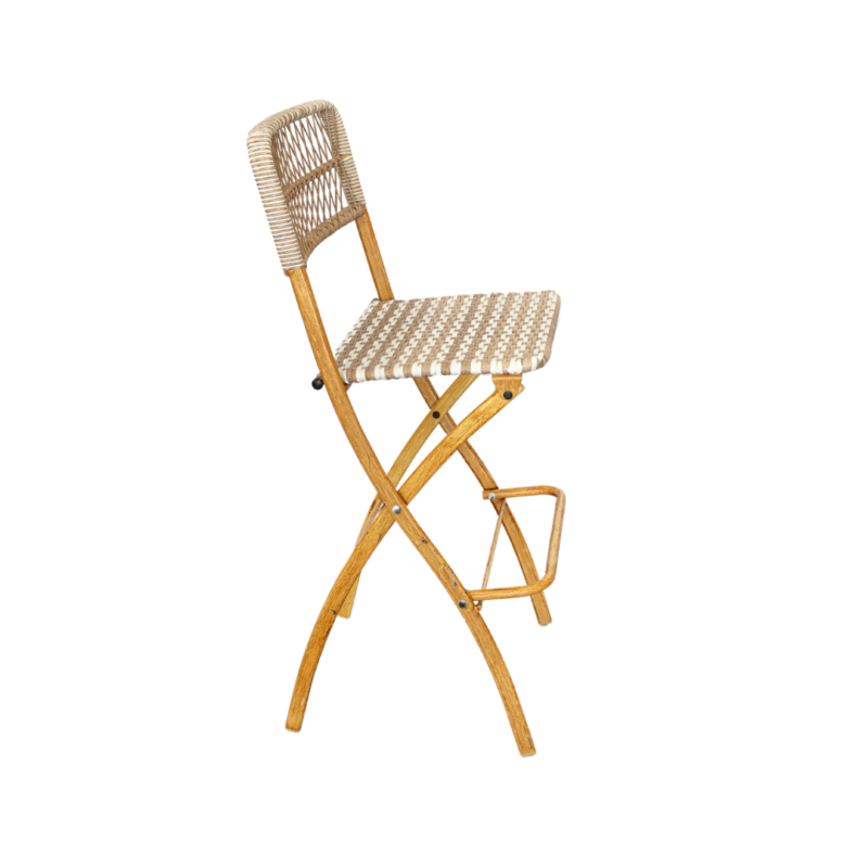 Garden Wicker Stool (Outdoor) - Image 4