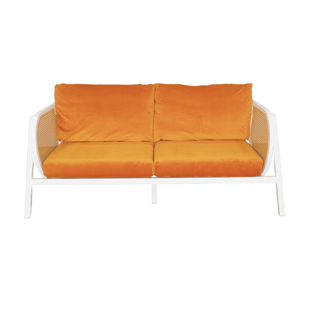 Sutton White 2s Orange F