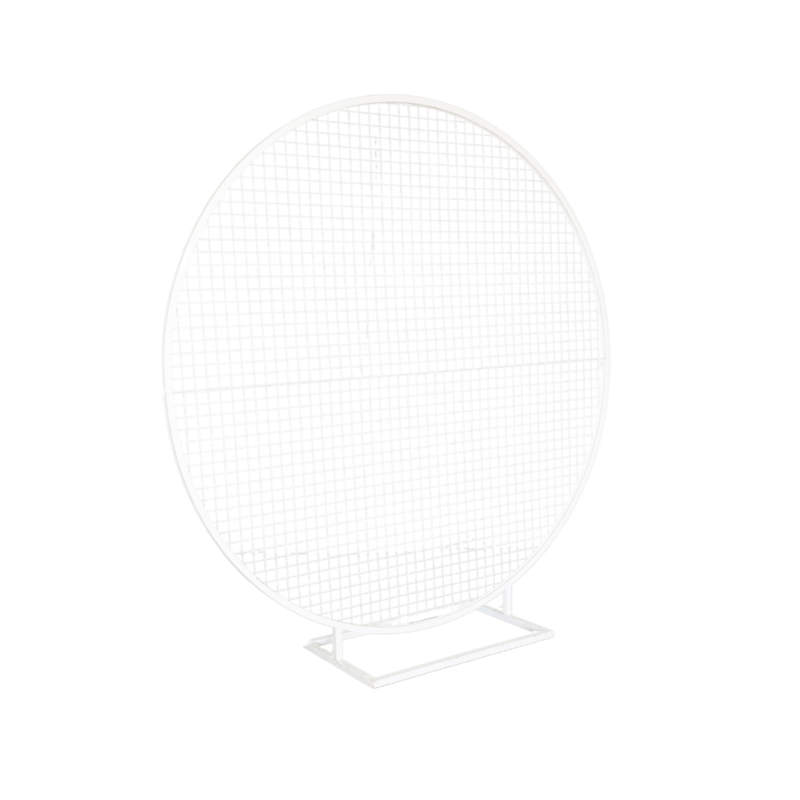White Mesh Circle