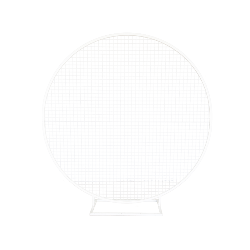 White Mesh Circle - Image 2