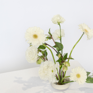 Modern White & Green Bowl