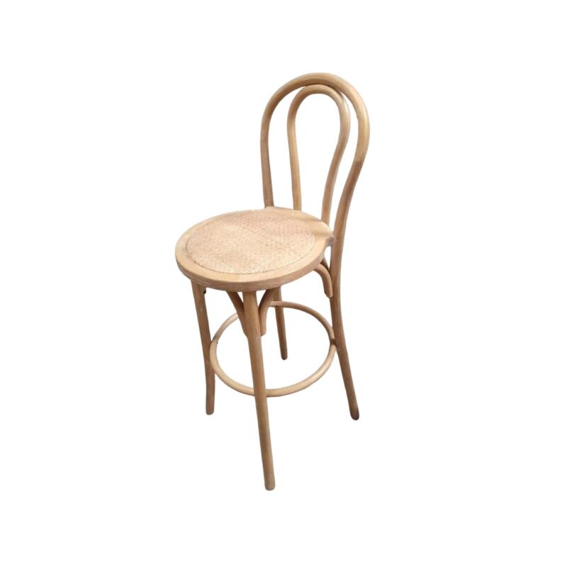 Provincial Bentwood Stool Natural - W Back (2)