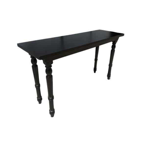Provincial Long Bar Table - Black (2)