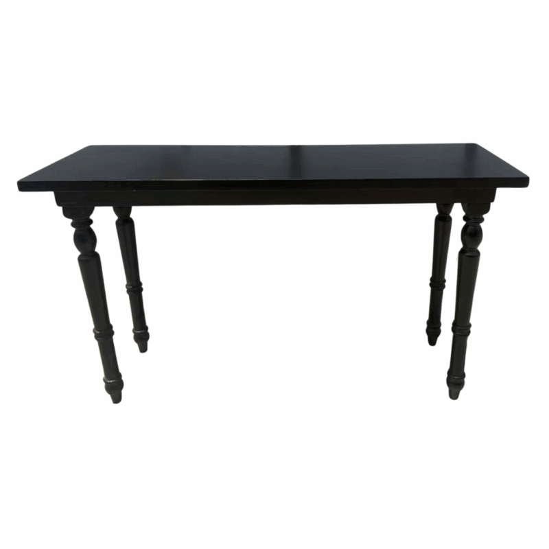Provincial Long Bar Table - Black