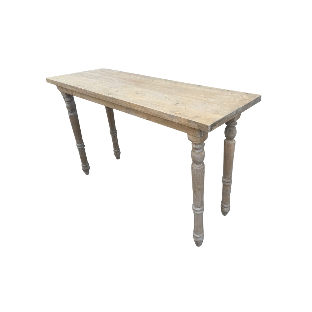 Provincial Long Bar Table - Natural