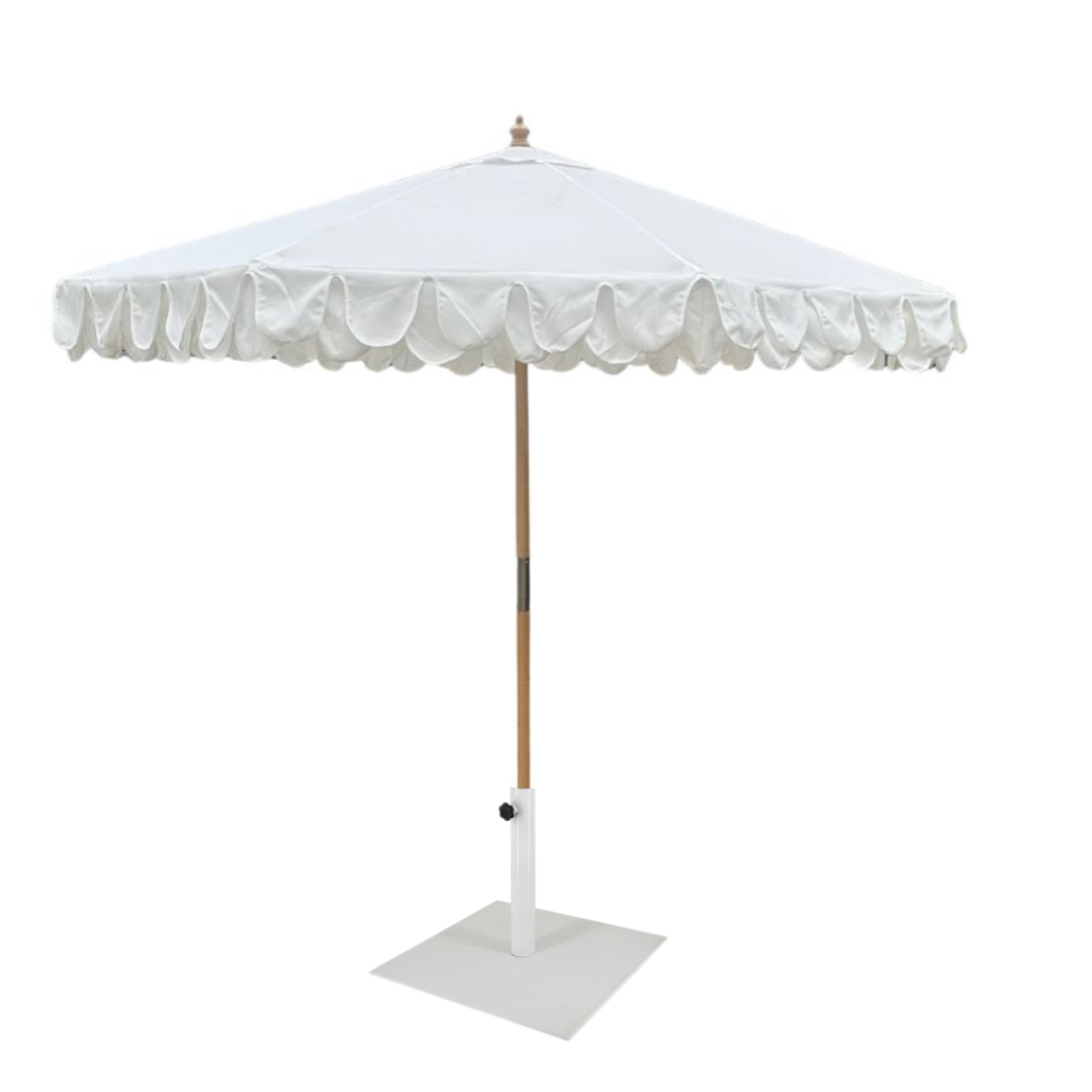 Umbrella With White Stand