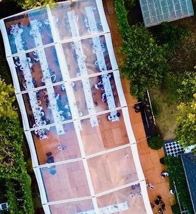 Barn marquee captured by Ten Acres Agency